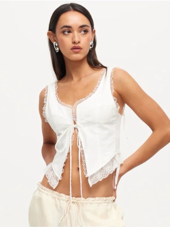 Lioness Tops - Lioness RESURGENCE CAMI | PORCELAIN